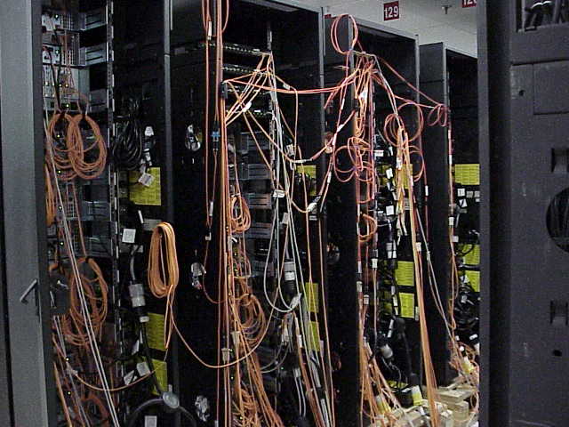 HPCx fibre optic network